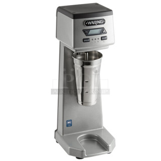 BRAND NEW SCRATCH AND DENT! Waring WDM120TX Metal Commercial Countertop Drink Mixer w/ Mixing Cup. 120 Volts, 1 Phase. Tested and Working!