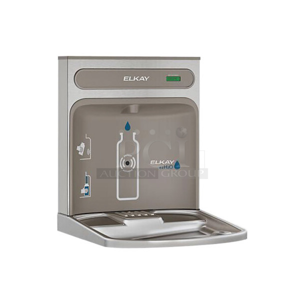 BRAND NEW SCRATCH AND DENT! Zurn Elkay ezH20 EZWSR Stainless Steel Non-Filtered Bottle Filling Station - Non-Refrigerated - Image 1 of 4