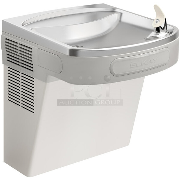 BRAND NEW SCRATCH AND DENT! Zurn Elkay EZSDWS_1G Stainless Steel Wall Mount Non-Filtered Drinking Fountain with Extra Deep Basin - Non-Refrigerated - Image 1 of 5