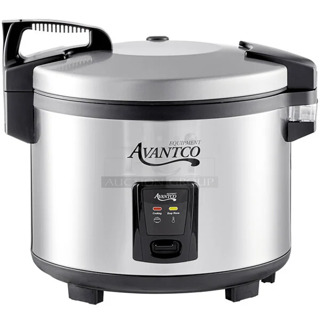 BRAND NEW SCRATCH AND DENT! Avantco 177RCSA60 Stainless Steel 60 Cup (30 Cup Raw) Sealed Electric Rice Cooker / Warmer. 120 Volts, 1 Phase. 