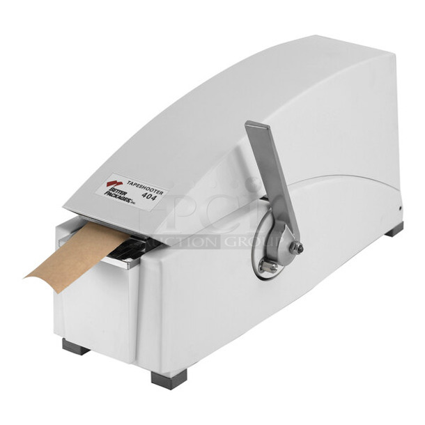 BRAND NEW SCRATCH AND DENT! Better Packages TapeShooter 404 1 1/2" Manual Water-Activated Tape Dispenser TS404 - Image 1 of 6