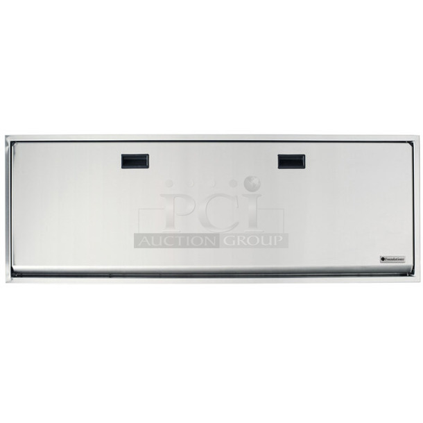 BRAND NEW SCRATCH AND DENT! Foundations 100SSE-SM Surface-Mount Extended Length Stainless Steel Adult / Child Special Needs Changing Station / Table - Image 1 of 3