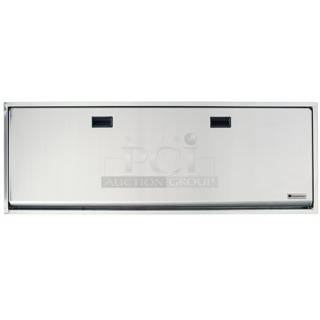 BRAND NEW SCRATCH AND DENT! Foundations 100SSE-SM Surface-Mount Extended Length Stainless Steel Adult / Child Special Needs Changing Station / Table