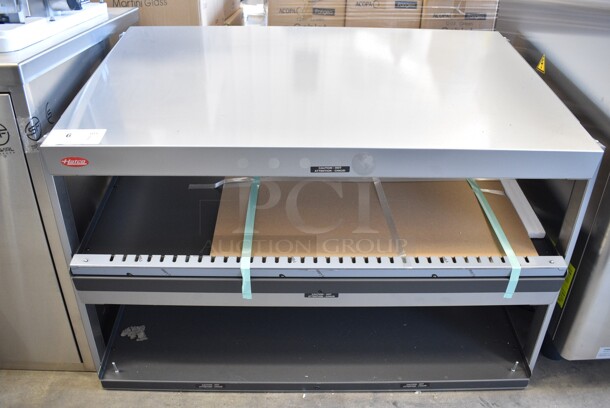 BRAND NEW! Hatco GRSDS-41D Stainless Steel Commercial Countertop 2 Tier Warming Display Case Merchandiser. 120 Volts, 1 Phase. Tested and Working! - Image 2 of 5