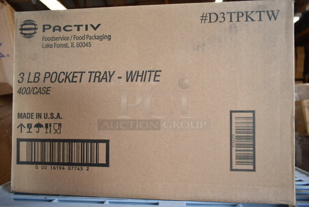 18 BRAND NEW Boxes Including 15 Boxes of Pactiv D3TPKTW 3 lb Pocket Trays, and 3 Box 4607224 Incredibowls. 18 Times Your Bid! - Image 2 of 6