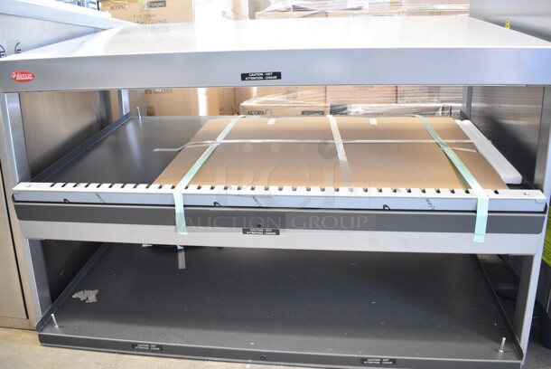 BRAND NEW! Hatco GRSDS-41D Stainless Steel Commercial Countertop 2 Tier Warming Display Case Merchandiser. 120 Volts, 1 Phase. Tested and Working! - Image 3 of 5