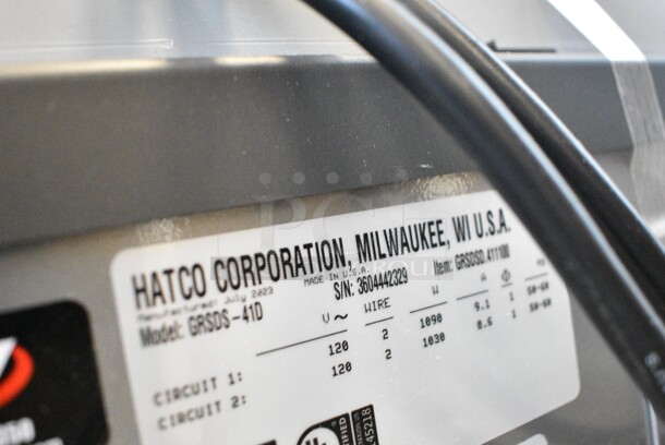 BRAND NEW! Hatco GRSDS-41D Stainless Steel Commercial Countertop 2 Tier Warming Display Case Merchandiser. 120 Volts, 1 Phase. Tested and Working! - Image 5 of 5
