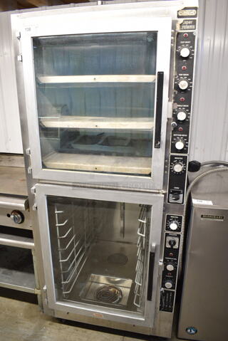 Doyon Super Systems OP-3 Stainless Steel Commercial Electric Powered Oven Proofer on Commercial Casters. 120/208 Volts, 1 Phase. 