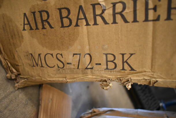 BRAND NEW SCRATCH AND DENT! MCS-72-BK Microshield 72" Black Air Barrier. 120 Volts, 1 Phase.  - Image 3 of 3