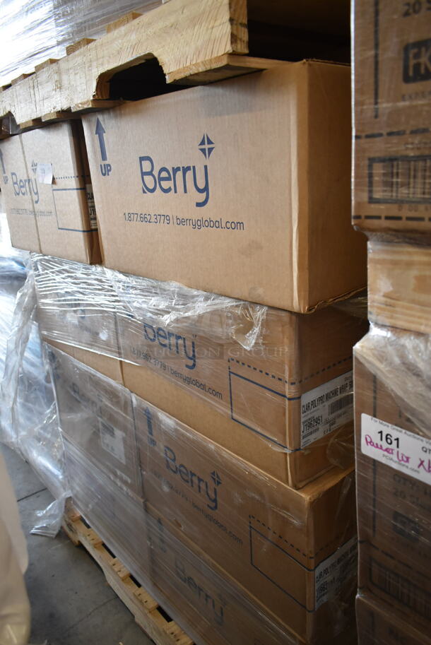PALLET LOT of 16 BRAND NEW Boxes of Berry T41024CP 24 oz 410 Round Container. 16 Times Your Bid!  - Image 2 of 4