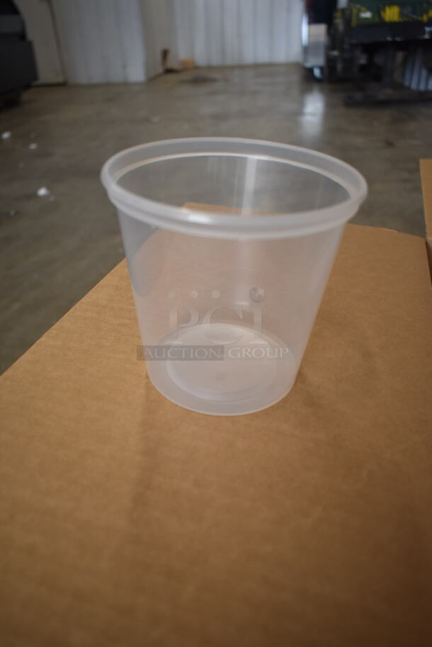 PALLET LOT of 16 BRAND NEW Boxes of Berry T41024CP 24 oz 410 Round Container. 16 Times Your Bid!  - Image 1 of 4