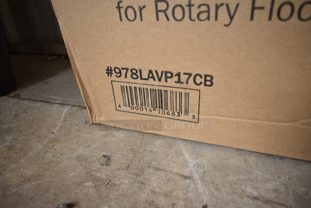 3 BRAND NEW SCRATCH AND DENT! Items; 2 Box Lavex 978LAVP17CB Black & White Nylon Carpet Scrubbing Brush for 17" Rotary Floor Machines, Lavex 978LAVP17FB Black Nylon Floor Scrubbing Brush for 17" Rotary Floor Machines. 3 Times Your Bid! - Image 3 of 6