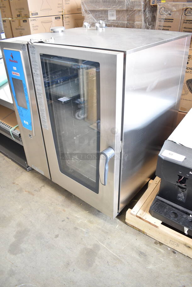 BRAND NEW! 2019 Rational SCC WE 101G Stainless Steel Commercial Countertop Natural Gas Powered Combi Convection Oven.  - Image 3 of 9