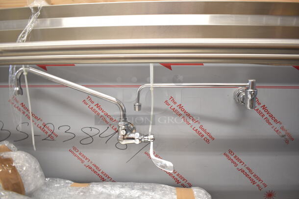BRAND NEW! Town Y-2-SS-N Stainless Steel Commercial Floor Style Two Chamber Natural Gas Wok Range with 13" Mandarin and 20" Cantonese Chamber. 191,000 BTU - Image 6 of 11
