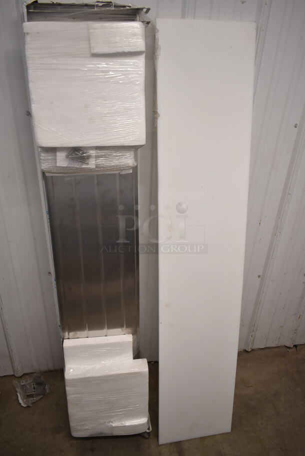 2 BRAND NEW SCRATCH AND DENT! Items; White Cutting Board and Metal Piece. 2 Times Your Bid! - Image 3 of 4