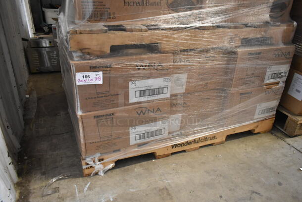 PALLET LOT of 18 BRAND NEW Boxes of WNA PF9 9 oz. Squat Frosted Tumbler. 18 Times Your Bid!  - Image 2 of 3
