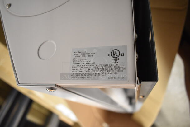 2 BRAND NEW SCRATCH AND DENT! Boltic Aluminum Air Curtains; Model 687BFM3509LY 36" with Remote Magnetic Door Switch and Boltic 687BFM3509PC 36" Powder Coat Air Curtain with Plunger Door Switch. 2 Times Your Bid! - Image 4 of 5