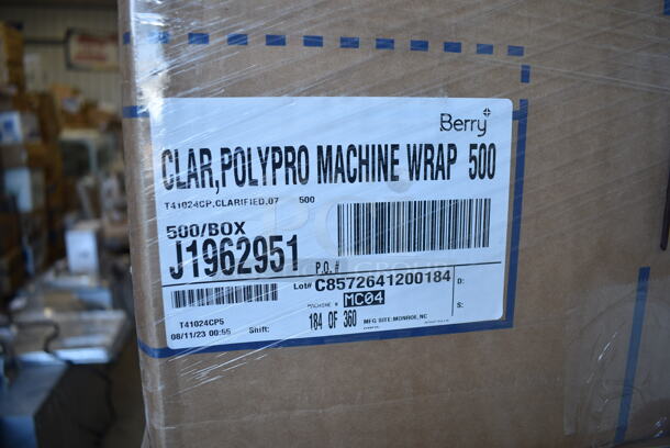 PALLET LOT of 24 BRAND NEW Boxes of Berry T41024CP 24 oz 410 Round Container. 24 Times Your Bid! - Image 2 of 2