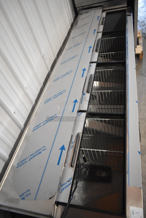 BRAND NEW SCRATCH AND DENT! Beverage Air DW94HC-B-29 95" Black Frosty Brew Deep Well Bottle Cooler. 115 Volts, 1 Phase. Tested and Working! - Image 3 of 4