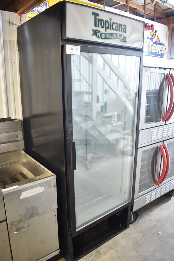 Beverage Air MT27 Metal Commercial Single Door Reach In Cooler Merchandiser. 115 Volts, 1 Phase. Tested and Powers On But Does Not Get Cold - Image 2 of 4