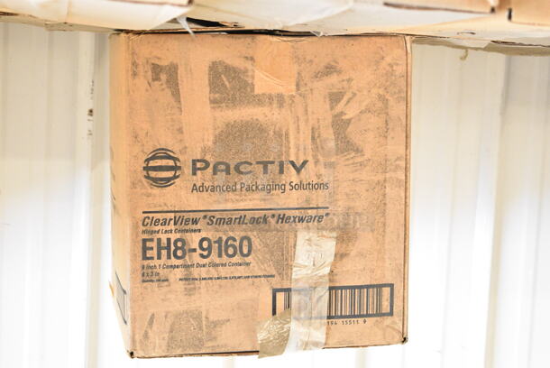 PALLET LOT of 30 BRAND NEW Boxes of Pactiv EH8-9160 Hinged 6" Hexware Container. 30 Times Your Bid! - Image 3 of 4