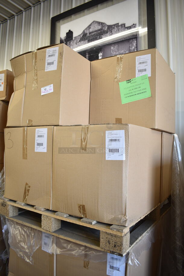 PALLET LOT of 6 BRAND NEW Boxes of Huhtamaki HBCP0004 Recyclable Paperboard Takeaway Boxes With Window Small 700ml / 24oz. 6 Times Your Bid! - Image 2 of 3