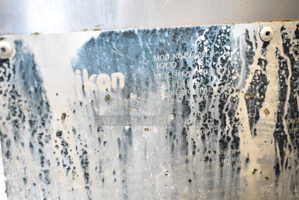 2 Ikon Stainless Steel Commercial Natural Gas Powered Full Size Convection Ovens w/ View Through Doors, Metal Oven Racks and Thermostatic Controls on Commercial Casters. 2 Times Your Bid!  - Image 7 of 7