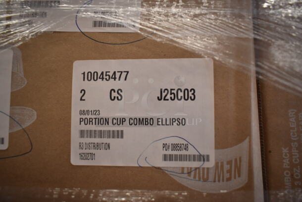 PALLET LOT of 16 BRAND NEW Boxes of NEWSPRING® Ellipso™ Portion Cup Combo. 16 Times Your Bid!  - Image 3 of 3