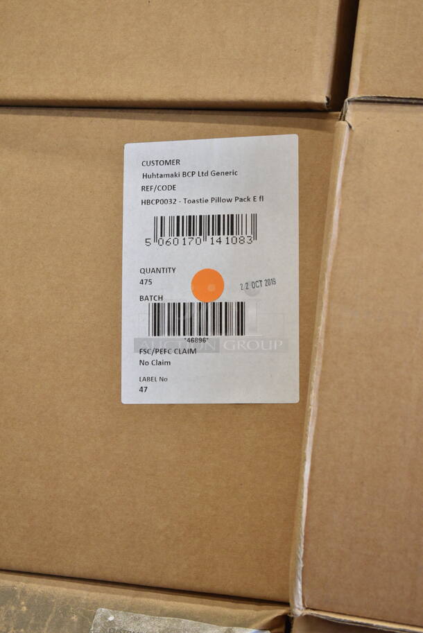 PALLET LOT of 20 BRAND NEW Boxes of Huhtamaki HBCP0032 Insulated Taste Toastie Pillowpack. 20 Times Your Bid! - Image 3 of 3
