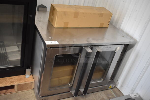 BRAND NEW SCRATCH AND DENT! Cooking Performance Group CPG 351FEC100C Stainless Steel Commercial Single Deck Standard Depth Full Size Electric Convection Oven. 208 Volts, 3 Phase. - Image 2 of 5