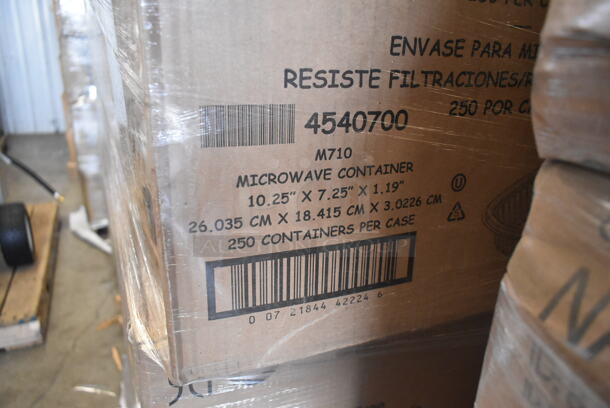 PALLET LOT of 15 BRAND NEW Boxes of Anchor 4540700 10″ x 7″ Container 32 oz Microwavable Black. 15 Times Your Bid!  - Image 3 of 4