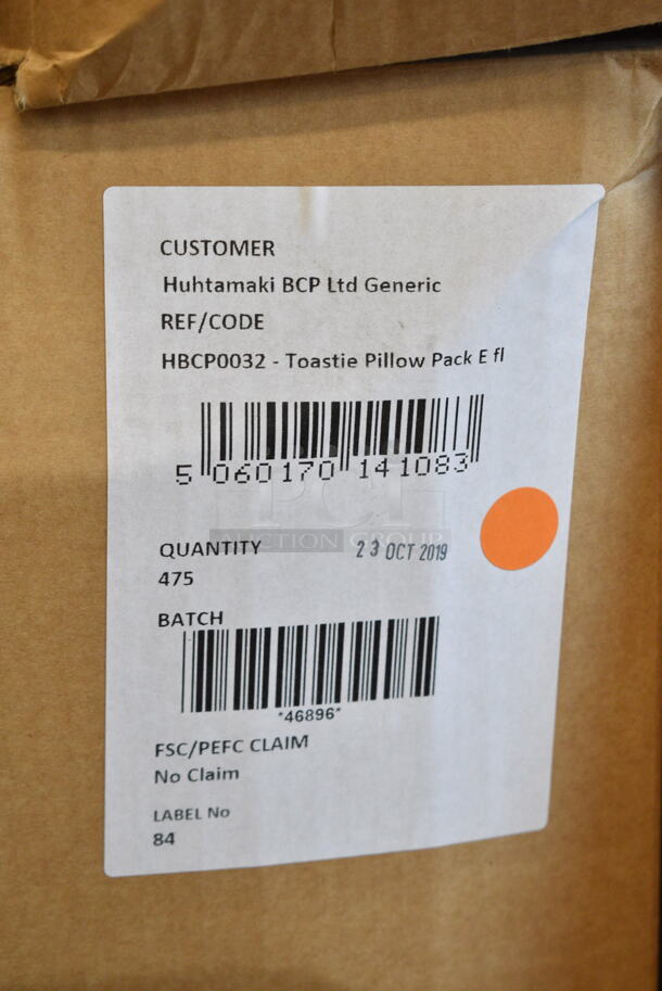 PALLET LOT of 20 BRAND NEW Boxes of Huhtamaki HBCP0032 Insulated Taste Toastie Pillowpack. 20 Times Your Bid! - Image 3 of 3