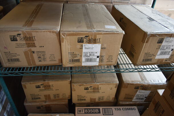 28 BRAND NEW Boxes; 19 of Eco-Products EP-S001 7" Medium Weight Plant Starch Knife - 50/Pack and 9 of 43080320FPC150 Sabert Fiber Kraft Folding Carton 2 Compartment. 28 Times Your Bid!  - Image 5 of 6