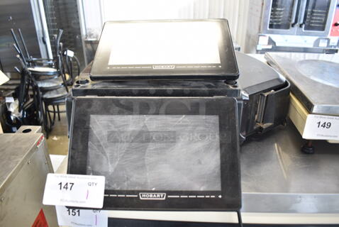 Hobart HTi Metal Commercial Countertop Food Portioning Scale. 120/208-240 Volts, 1 Phase. Tested and Working!
