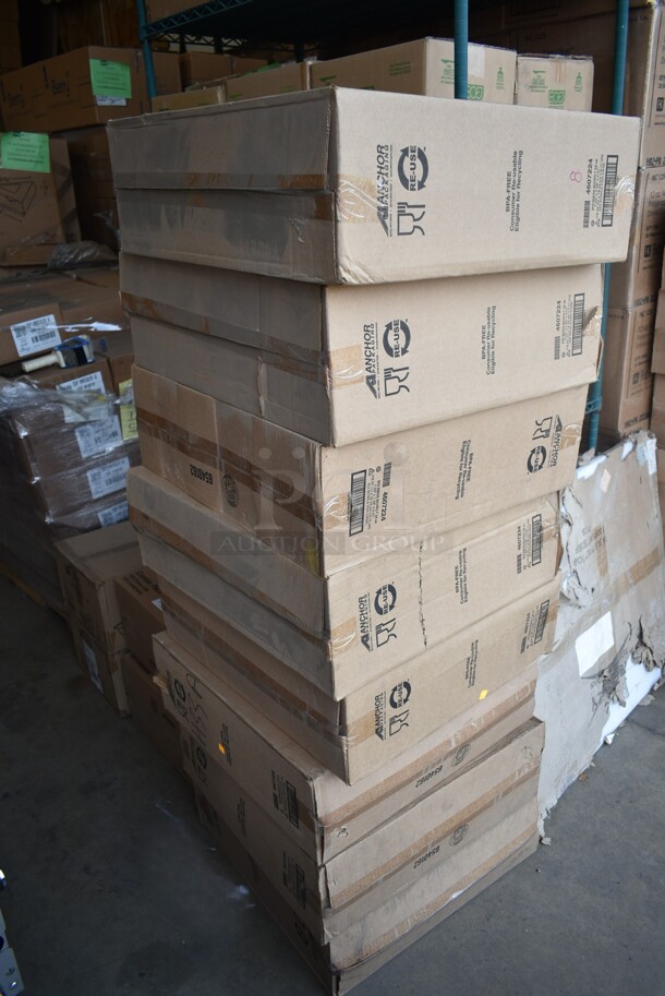 12 BRAND NEW Boxes Including 2 Box Sabert 43080320FPC150 Pulp 32 oz. Folding Carton, 2 Box 
Specialty Quality Packaging MT8350B Microwavable Container, 8" x 6" Oblong Deep, 8 Box Anchor 4607224 7" ROUND BLACK INCREDI-BOWL. 12 Times Your Bid!  - Image 7 of 8