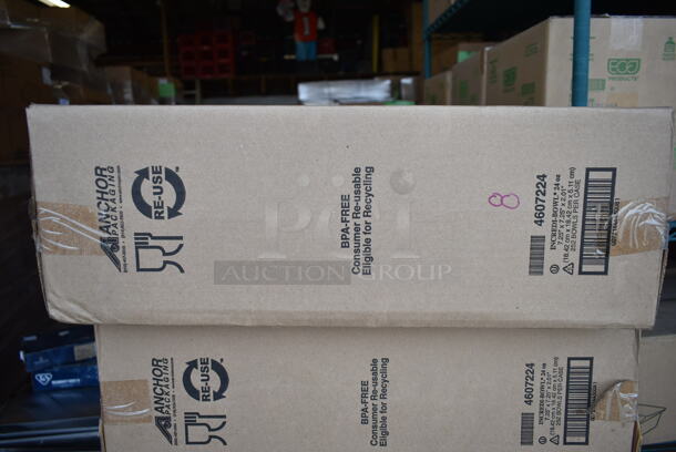 12 BRAND NEW Boxes Including 2 Box Sabert 43080320FPC150 Pulp 32 oz. Folding Carton, 2 Box 
Specialty Quality Packaging MT8350B Microwavable Container, 8" x 6" Oblong Deep, 8 Box Anchor 4607224 7" ROUND BLACK INCREDI-BOWL. 12 Times Your Bid!  - Image 8 of 8
