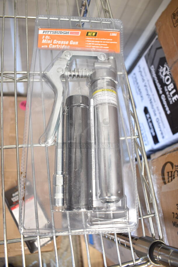 2 BRAND NEW! Items; Pittsburgh Mini Grease Gun w Cartridge and Avatemp Digital Thermometer. 2 Times Your Bid!  - Image 5 of 6