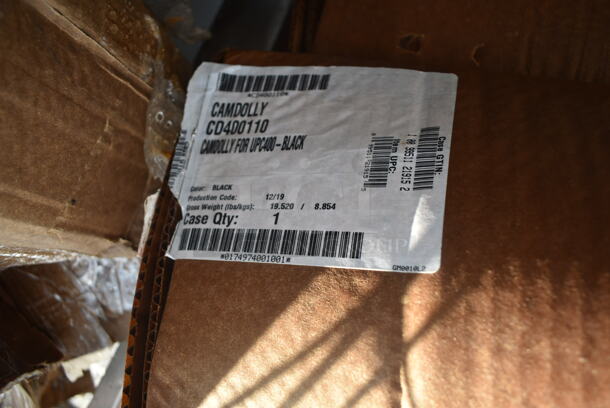 2 BRAND NEW! Cambro CD400110 Black Camdolly for Cambro UPC 400. 2 Times Your Bid!  - Image 4 of 4