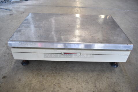 Rice Lake RSB-3000 Metal Countertop 30 Pound Scale. Tested and Powers On But Does Not Get Cold