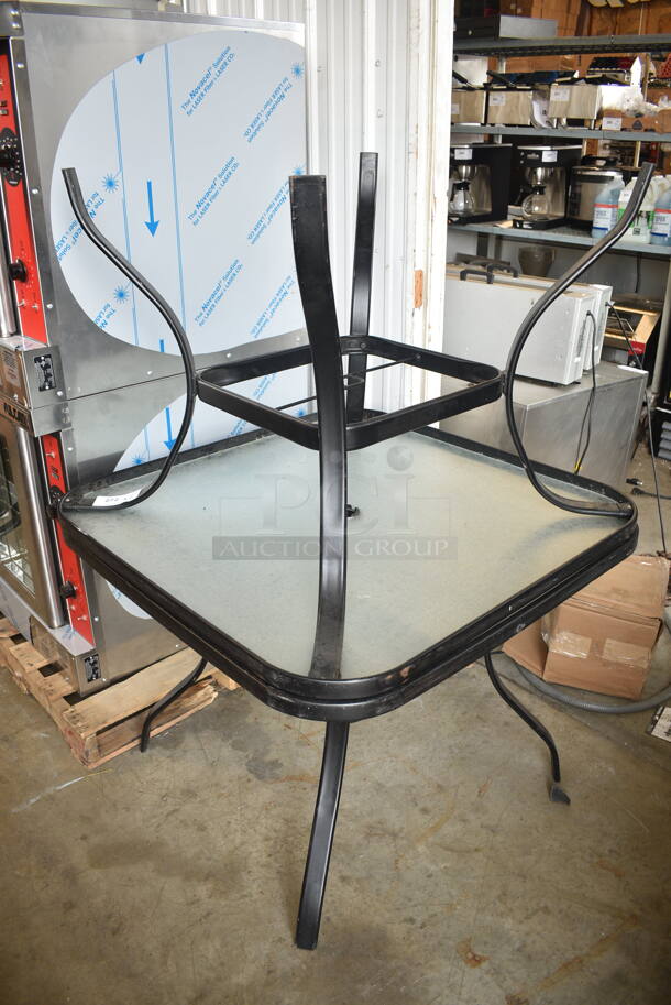 2 Outdoor Patio Tables. 2 Times Your Bid! - Image 1 of 3