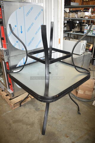 2 Outdoor Patio Tables. 2 Times Your Bid!