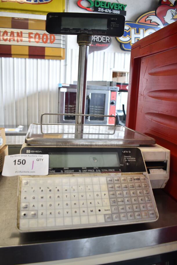 Ishida UNI-3 L2 Metal Commercial Countertop Food Portioning Scale. Tested and Working! - Image 1 of 5