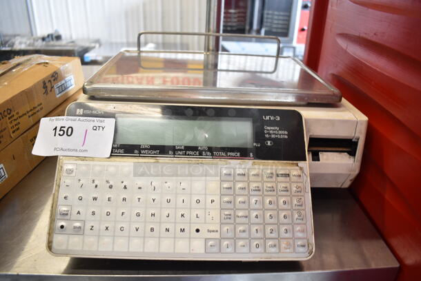 Ishida UNI-3 L2 Metal Commercial Countertop Food Portioning Scale. Tested and Working! - Image 2 of 5
