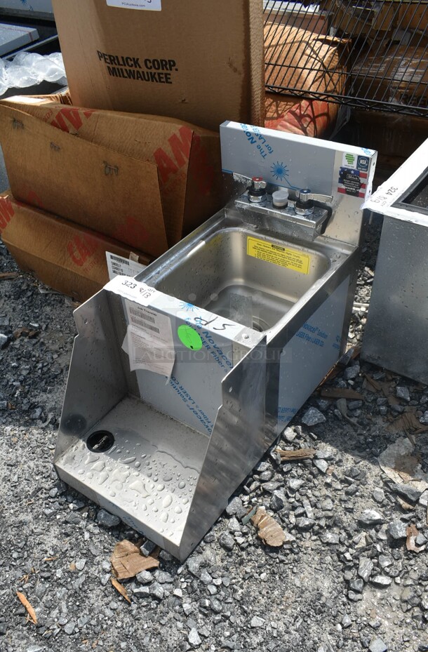 BRAND NEW! Perlick TS12BLW TS Series Stainless Steel Commercial Underbar Blender Station w/ Dump Sink. No Legs. - Image 3 of 7