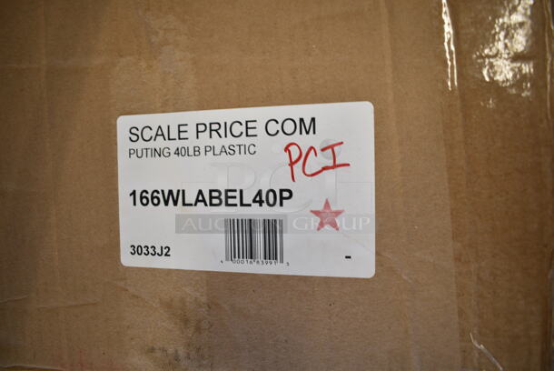 BRAND NEW SCRATCH AND DENT! Torrey 166WLABEL40P 40 lb. WiFi Price Computing Scale with Thermal Label Printer.  - Image 4 of 5