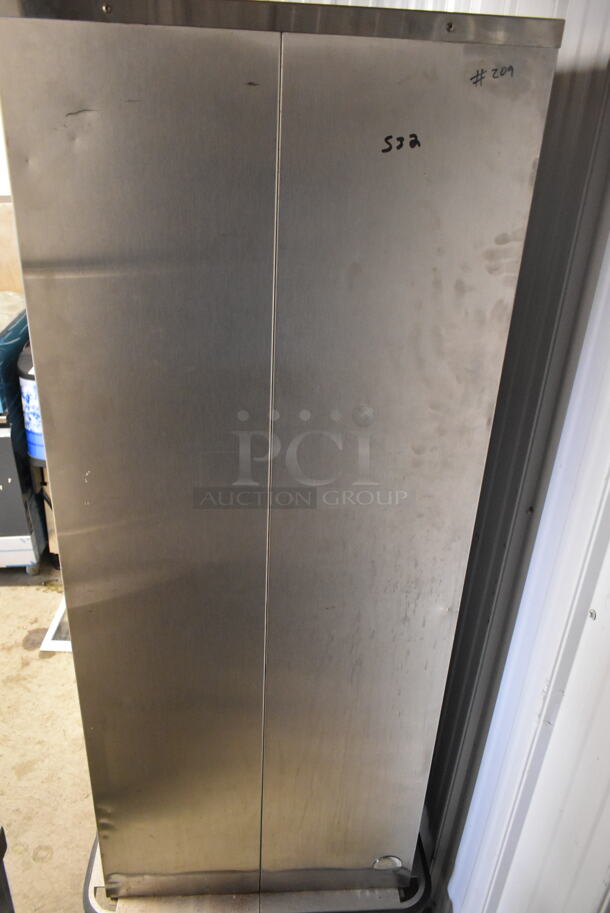 Wittco 1826-15BC Stainless Steel Commercial 2 Half Size Door Reach In Heated Holding Cabinet on Commercial Casters. 120 Volts, 1 Phase. Tested and Working! - Image 4 of 6