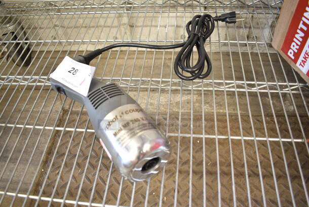 BRAND NEW SCRATCH AND DENT! Robot Coupe Mini MP 240 V.V  Mini 10" Variable Speed Immersion Blender - 2/5 HP. No Blade. Tested and Working! - Image 3 of 6