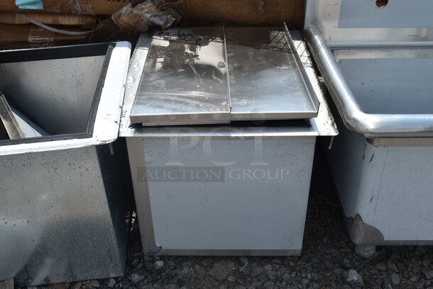 BRAND NEW! Stainless Steel Drop In Ice Bin w/ Lid.  - Image 3 of 5
