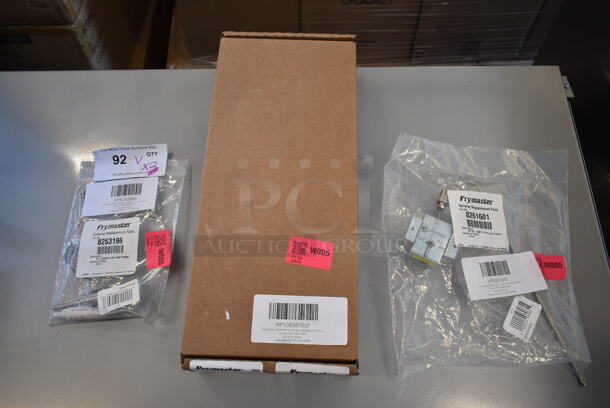 3 BRAND NEW SCRATCH AND DENT! Items; Frymaster 8263196 Kit, Gas/Ocf Lov Temp Probe, Frymaster 8261601 Kt,Hi-Limit T'Stat Elec Pasta, Frymaster 1083870SP Cntrllr Assy,Bk2000r 1814 3 Ln. 3 Times Your Bid! - Image 1 of 5