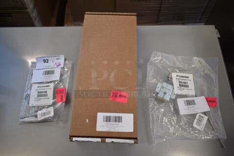 3 BRAND NEW SCRATCH AND DENT! Items; Frymaster 8263196 Kit, Gas/Ocf Lov Temp Probe, Frymaster 8261601 Kt,Hi-Limit T'Stat Elec Pasta, Frymaster 1083870SP Cntrllr Assy,Bk2000r 1814 3 Ln. 3 Times Your Bid!